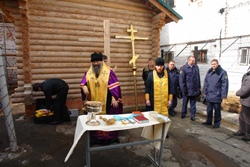 Водружение креста в СИЗО